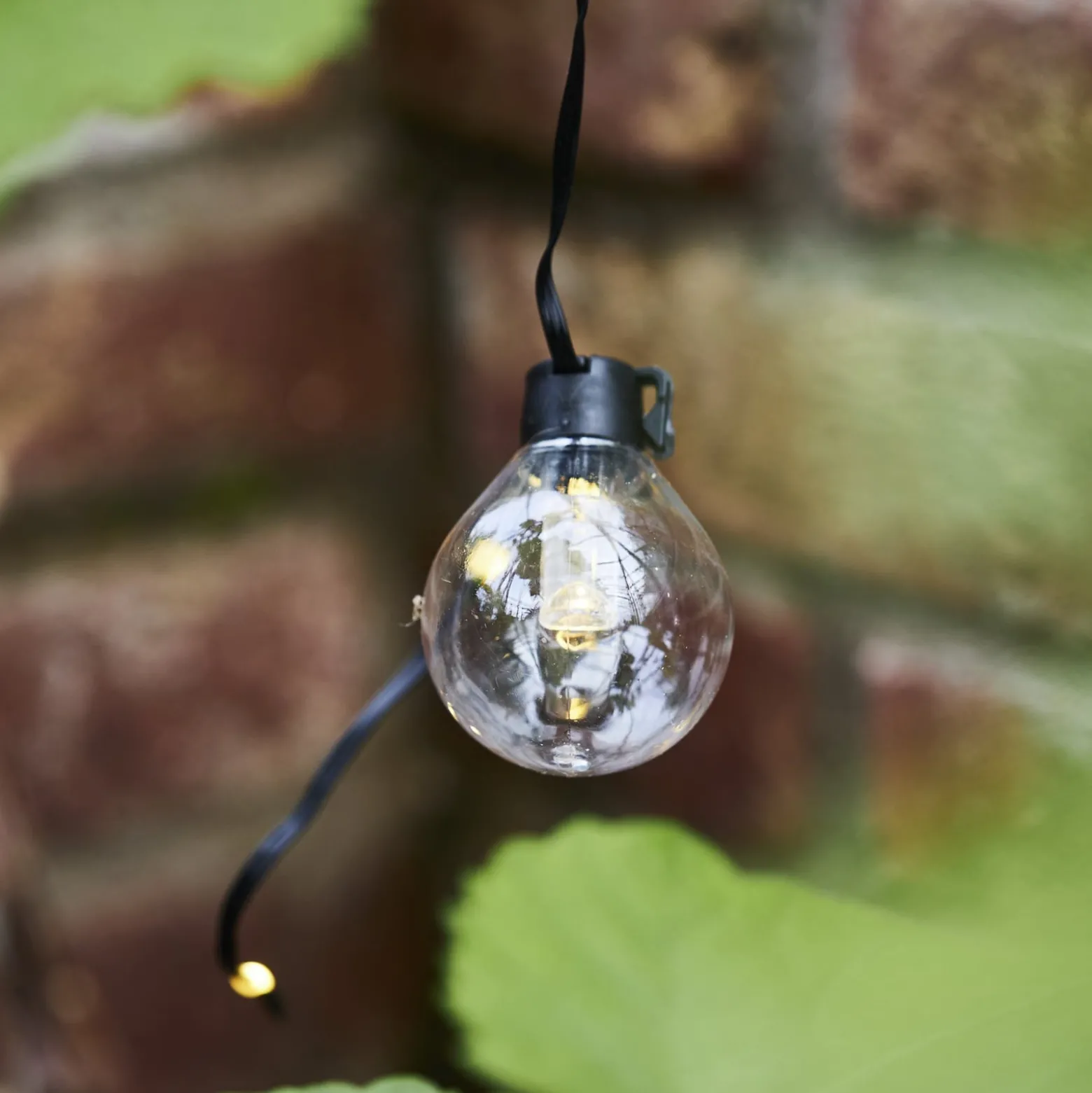 LED-Lichterkette Bolla, klar, Kunststoff Länge 5,3 m 20-flg.