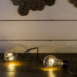 LED-Lichterkette Glühfadenoptik bernstein 5-flg.