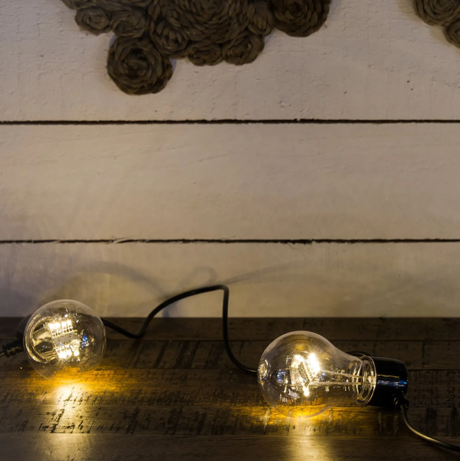 LED-Lichterkette Glühfadenoptik bernstein 5-flg.
