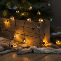 LED-Lichterkette Glühfadenoptik bernstein 10-flg.