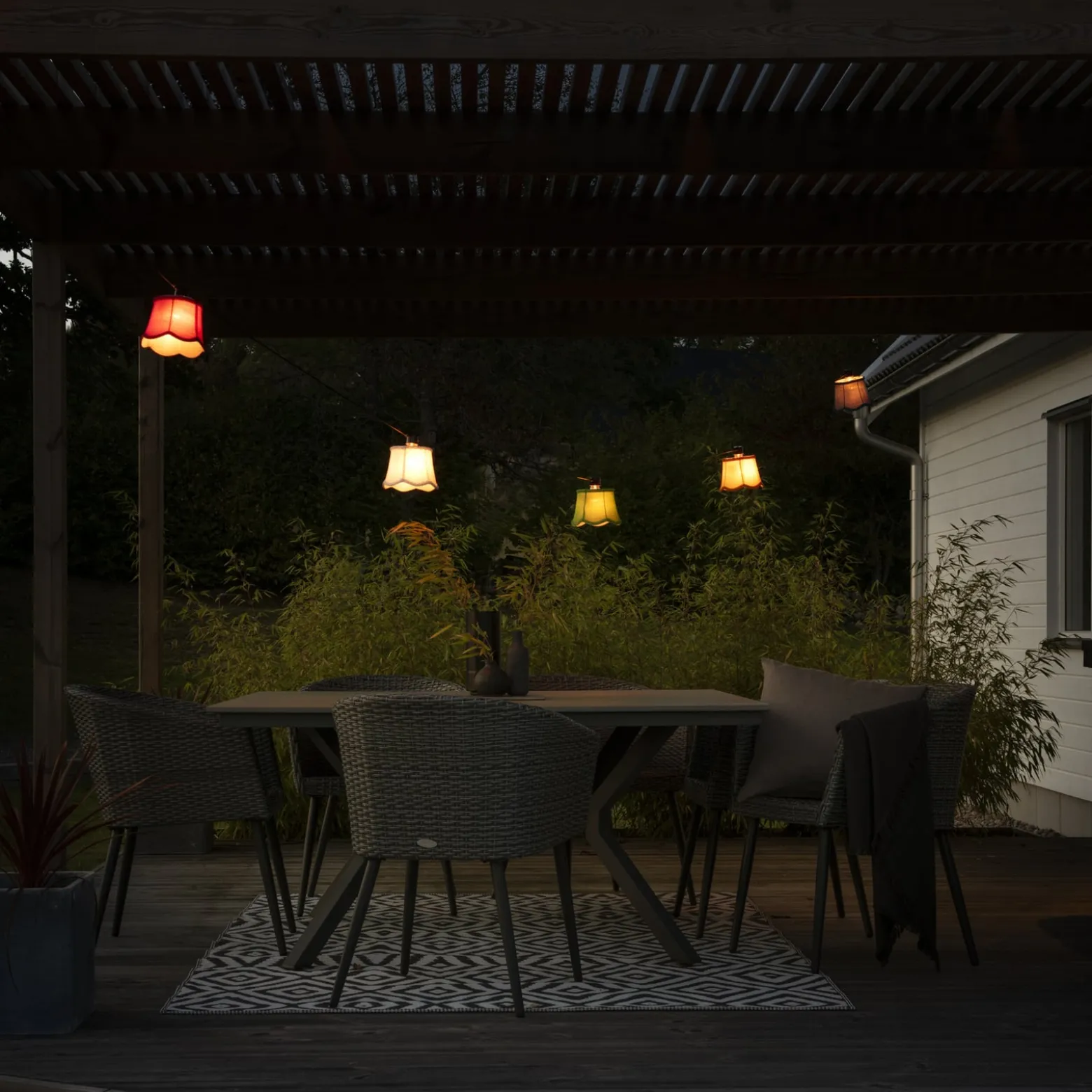 LED-Lichterkettensystem Party Basis-Set, multicolour, IP44