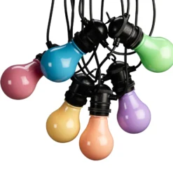 LED-Lichterkette Party, pastellfarben, inkl. Dimmer, IP44