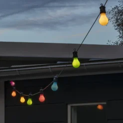 LED-Lichterkette Party, pastellfarben, inkl. Dimmer, IP44