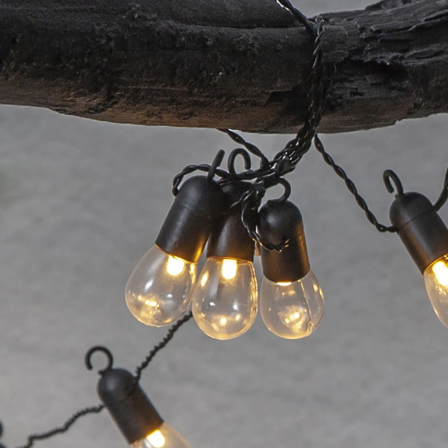 LED-Lichterkette Small Hooky, transparent