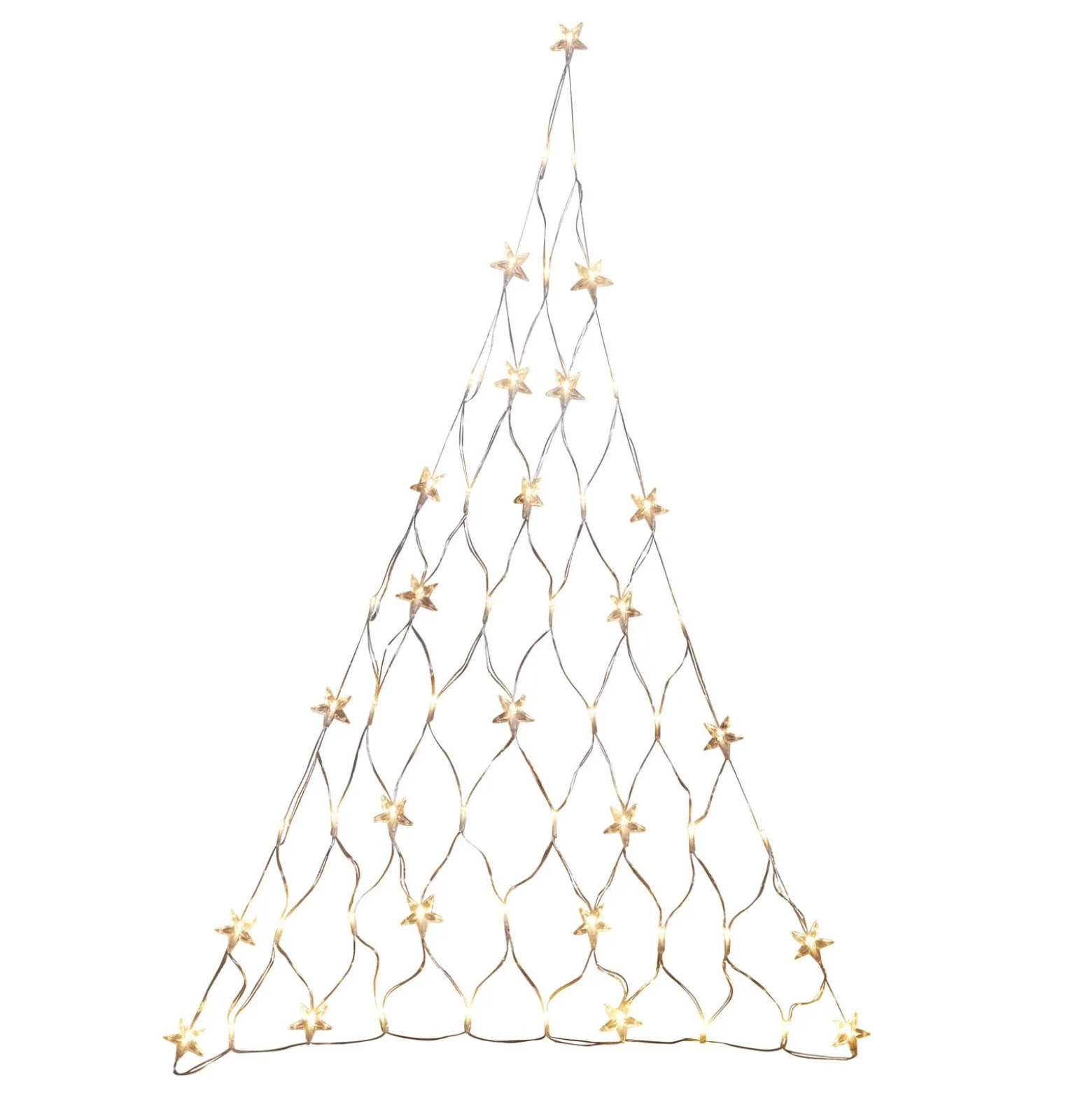LED-Lichtervorhang Star 55-flammig