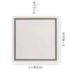 LED-Panel Edging, tunable white, 46x46 cm