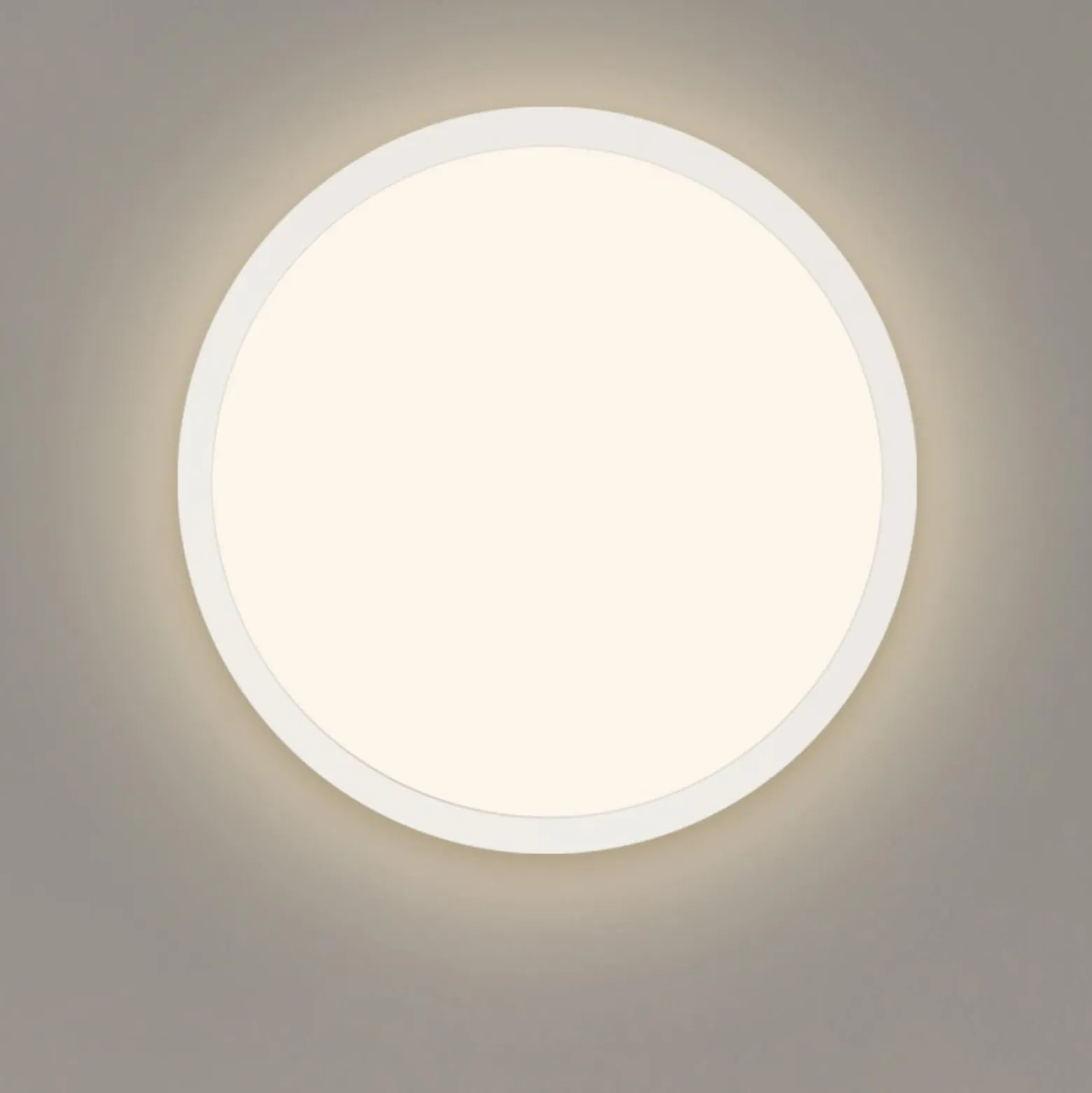 LED-Panel Jalo Round, Ø 29,2 cm, weiß, Kunststoff, 2.700 K