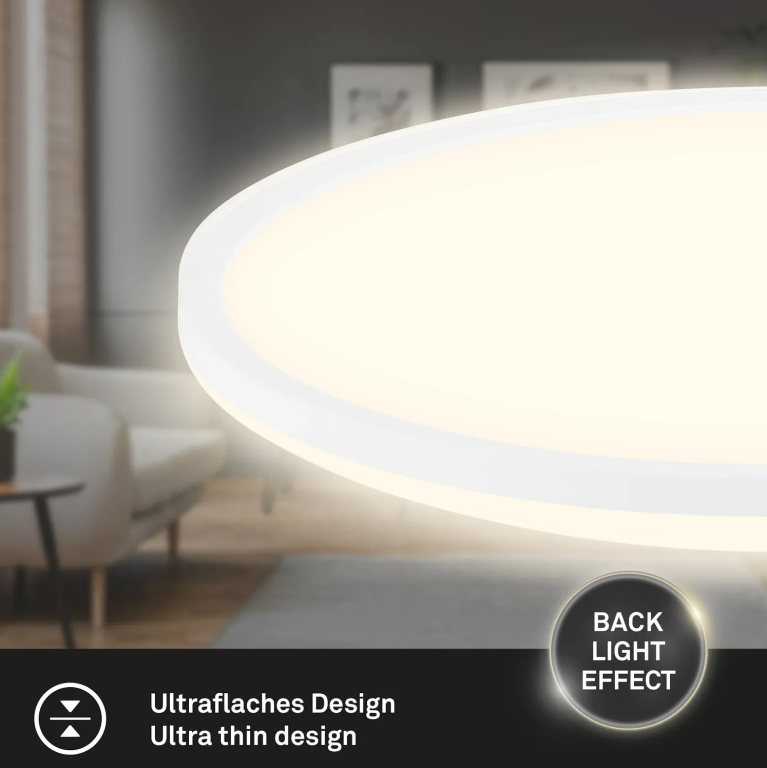 LED-Panel 7557 Lichtfarbe einstellbar, Ø 42 cm