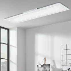 LED-Panel Pallas, weiß, dimmbar, CCT, 119,5x29,5cm