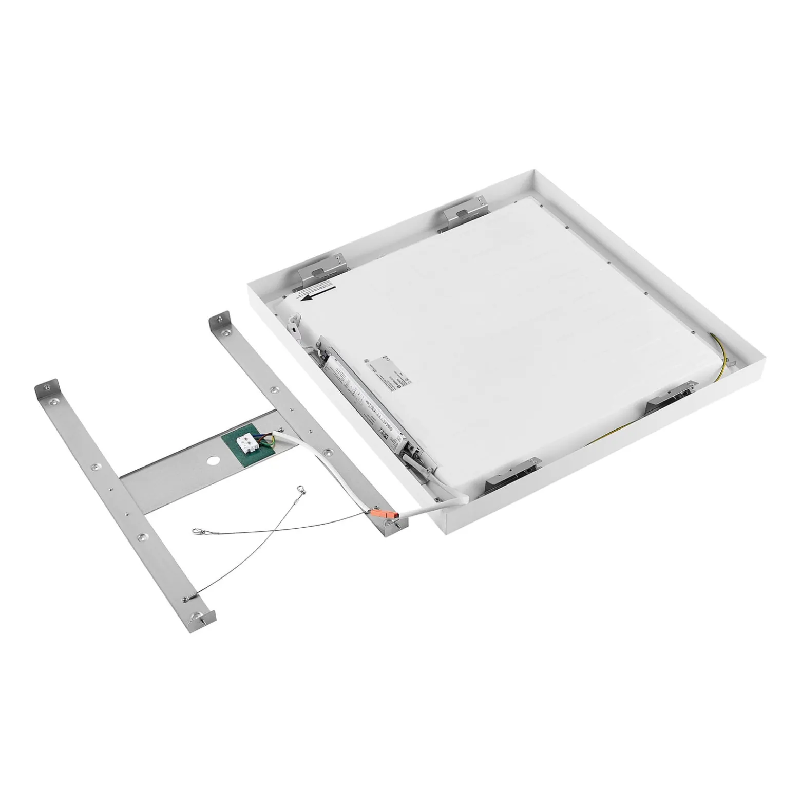 LED-Panel PRO OFFICE SANO, 63 x 63 cm, dim, weiß, Metall CCT