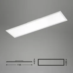 LED-Panel Simple, weiß, ultraflach, 119,5x29,5cm