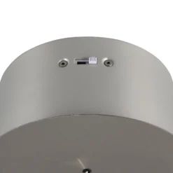 LED-Pendellampe Dios, nickelfarben, Ø 15cm, Metall, CCT