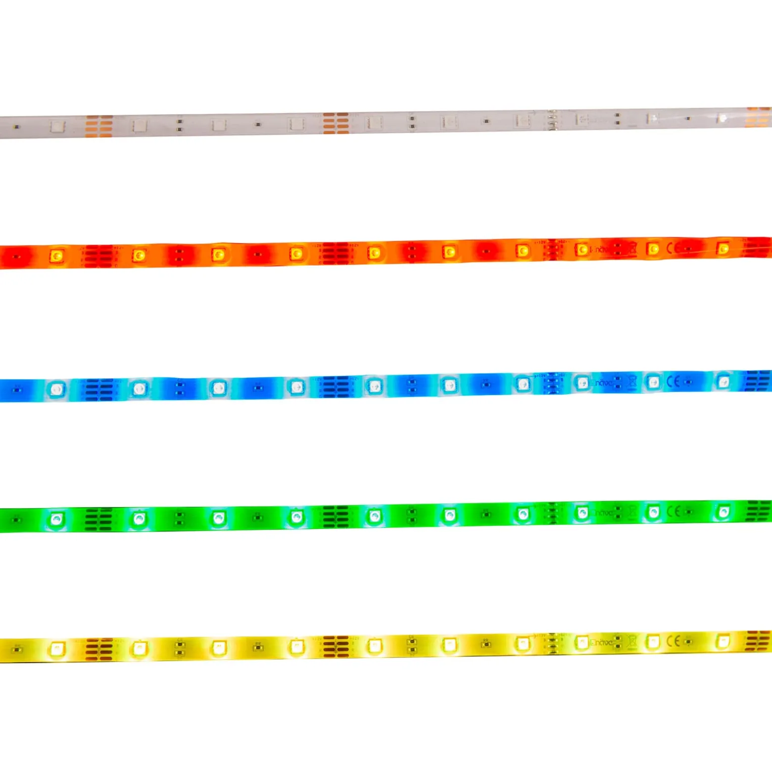 LED-RGB Stripe mit Fernbedienung, Länge 5 Meter