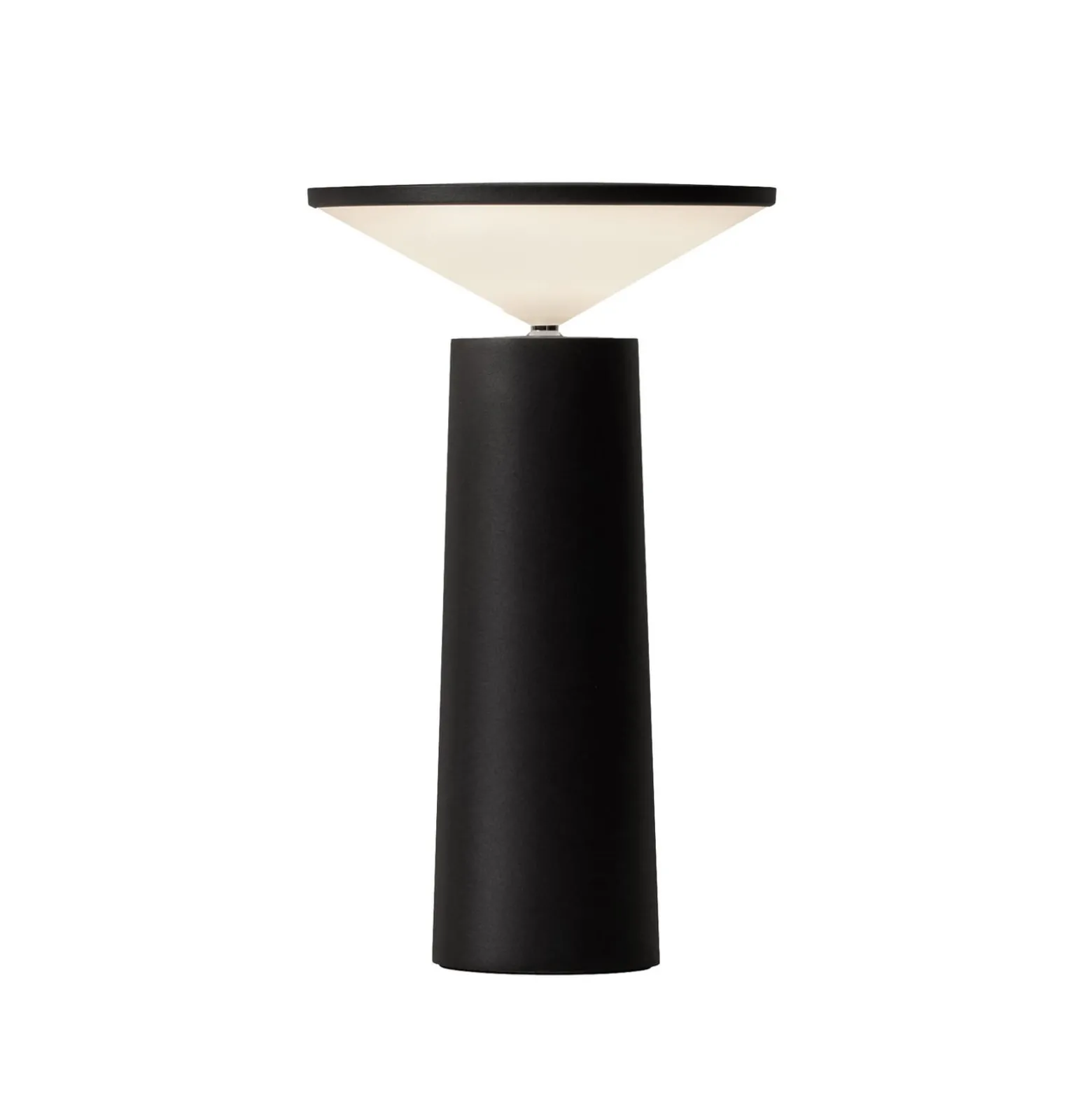 LEDS-C4 LED-Akku-Tischleuchte Cocktail, schwarz Höhe 21,5 cm