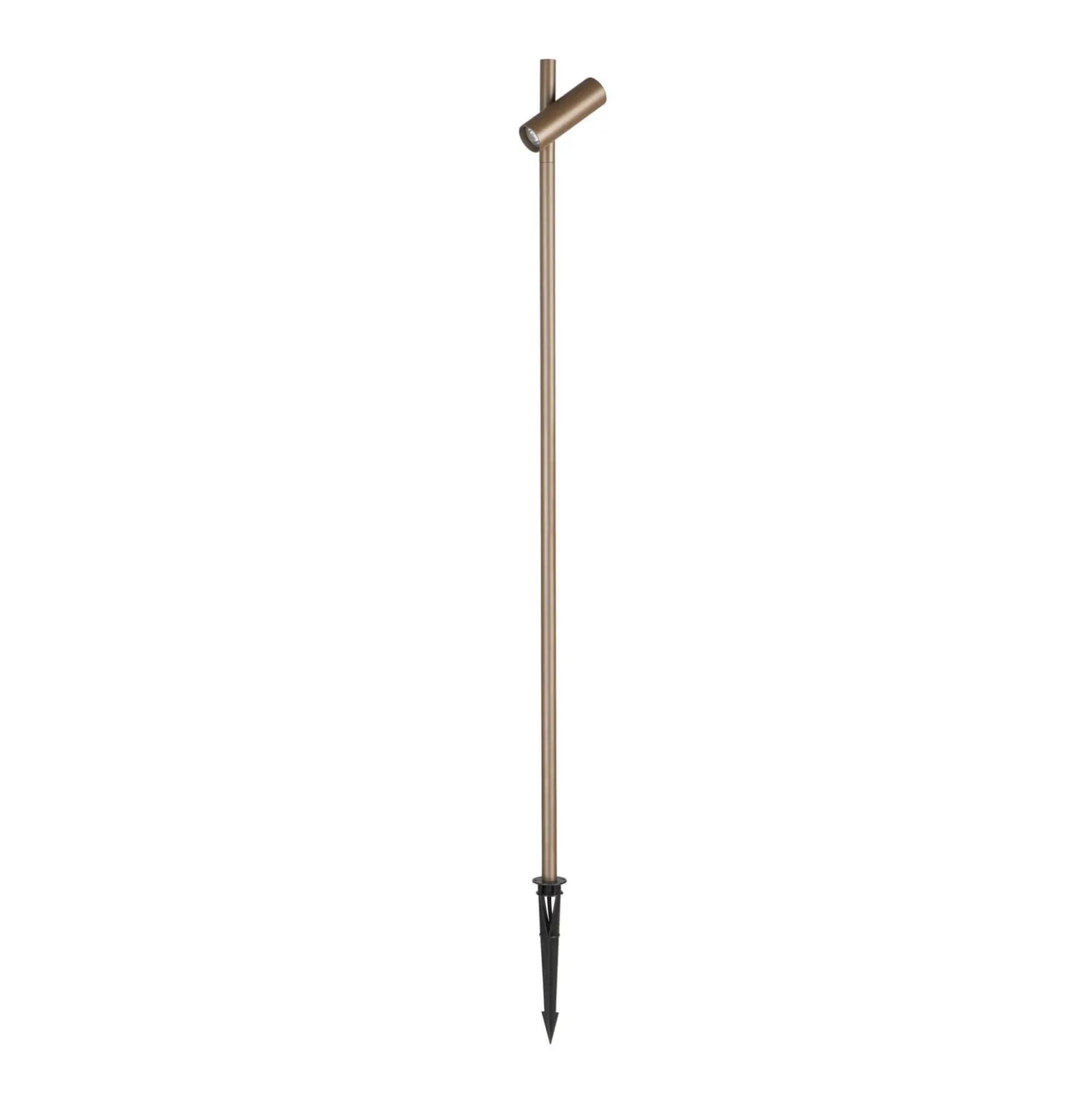 LEDS-C4 LED-Erdspießstrahler Juncus 1, braun, 2.700 K