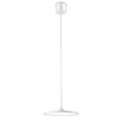 LEDS-C4 Net LED-Pendellampe in mattem Weiß Ø 25 cm