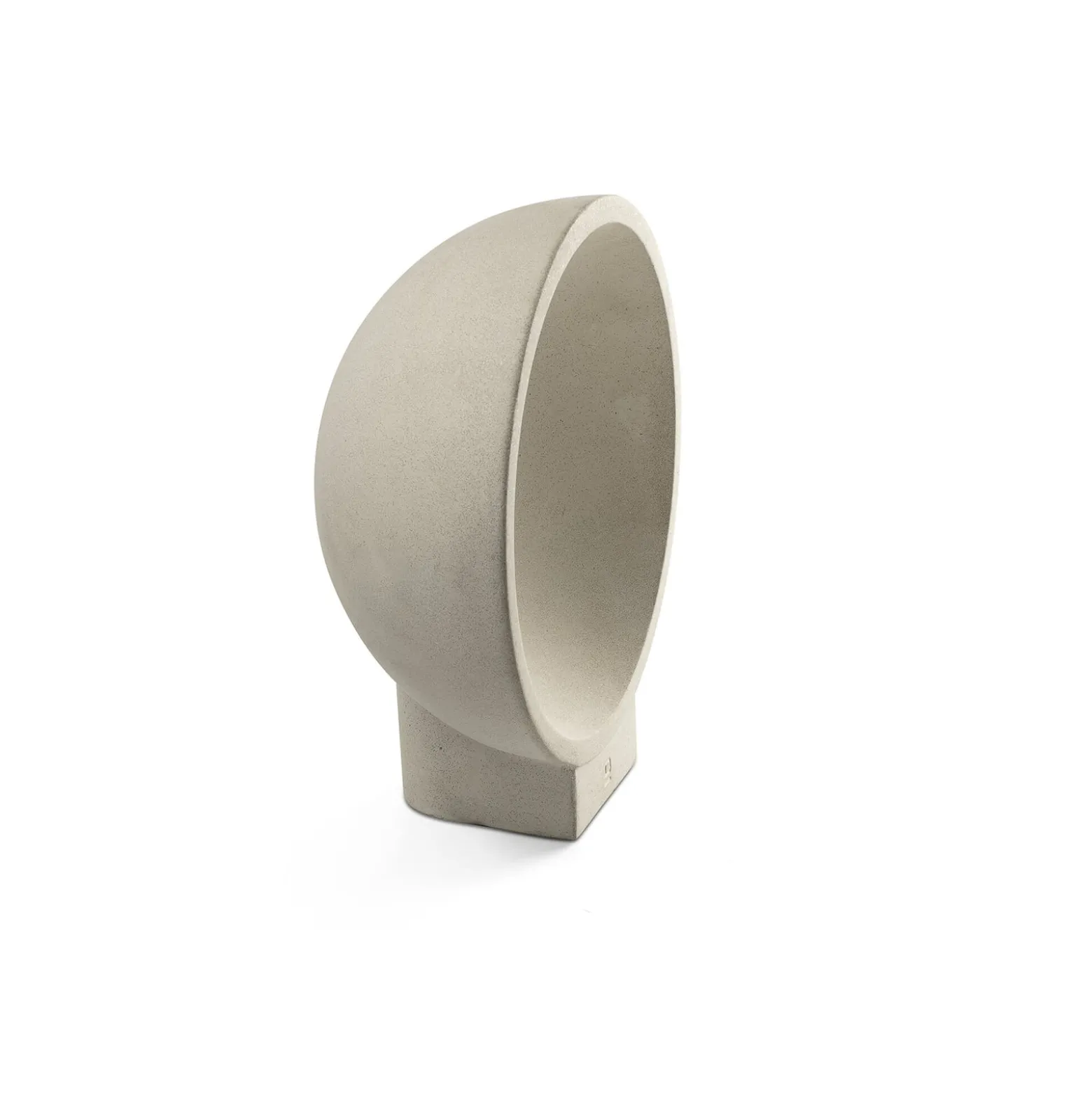 LED-Sockelleuchte Gaia, grau, Beton, Höhe 38,8 cm