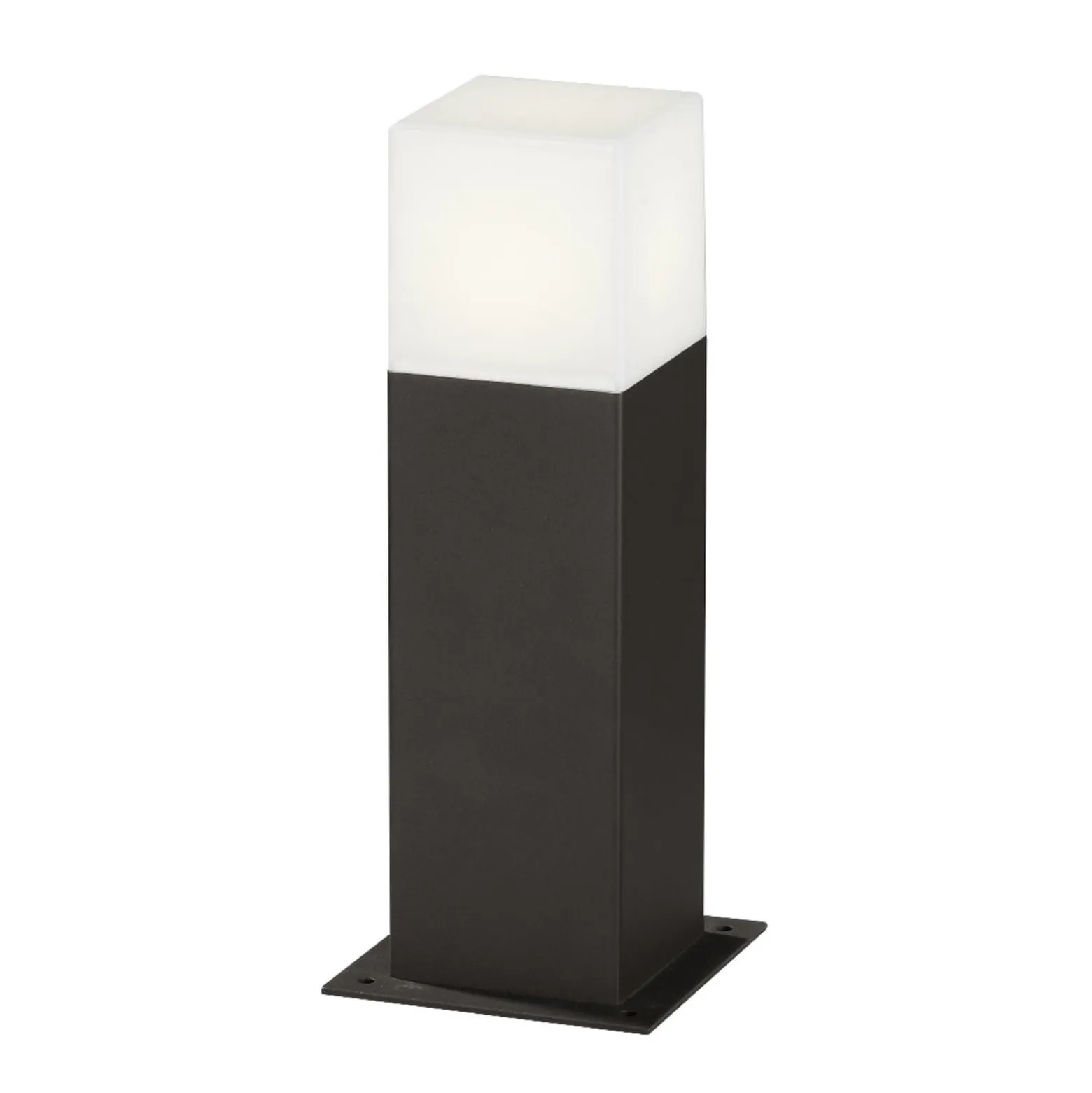 LED-Sockelleuchte HUDSON, anthrazit, Höhe 30 cm, Metall IP44