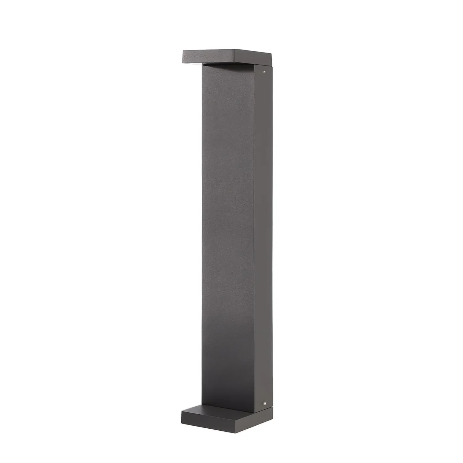 LED-Sockelleuchte Lerna, Höhe 60 cm, Alu, dunkelgrau, CCT