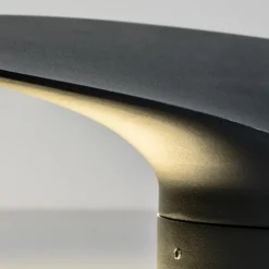 LED-Sockelleuchte Lotus aus Aluminium