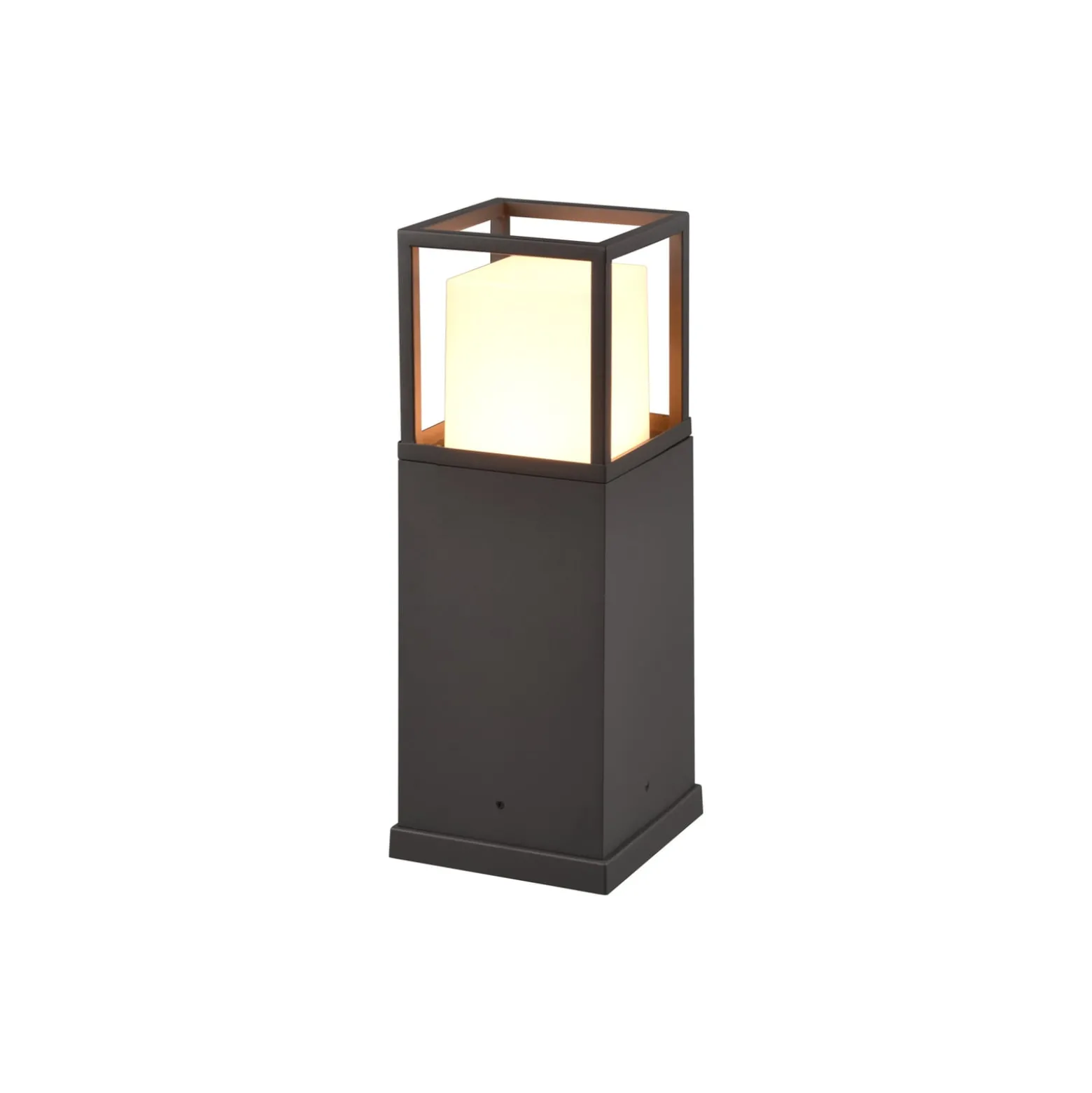 LED-Sockelleuchte Witham, 40 cm hoch, anthrazit, CCT, IP54