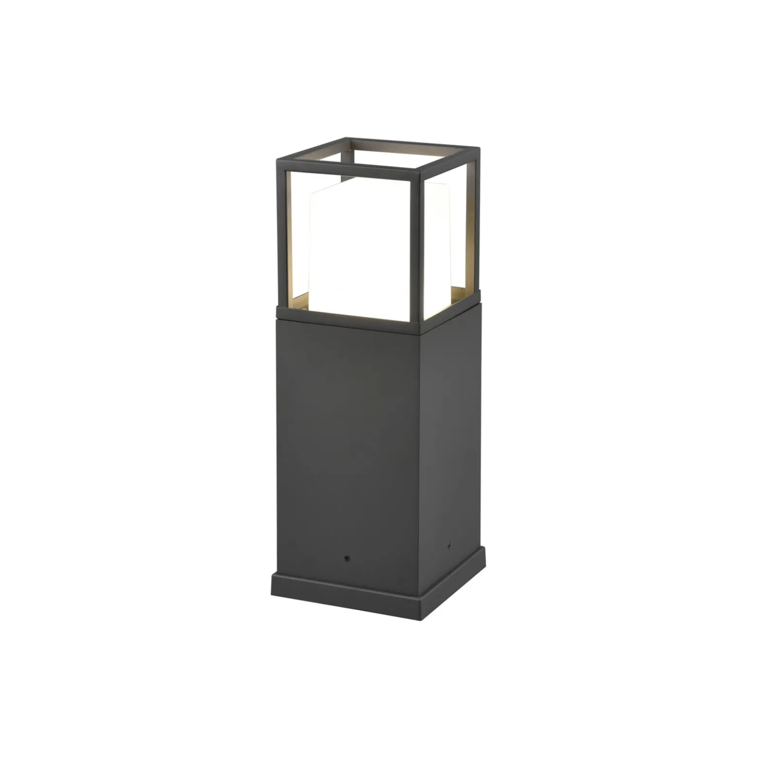 LED-Sockelleuchte Witham, 40 cm hoch, anthrazit, CCT, IP54