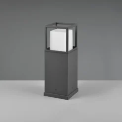 LED-Sockelleuchte Witham, 40 cm hoch, anthrazit, CCT, IP54