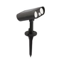 LED-Solar-Erdspießstrahler BINGO, schwarz, 16 cm Sensor IP54