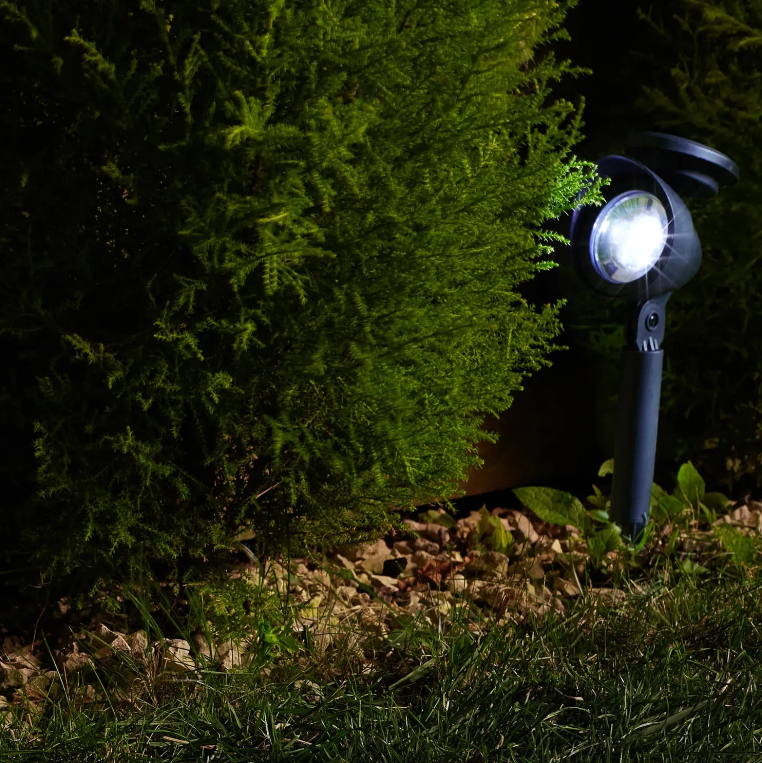 LED-Solar-Erdspießstrahler Prima, 4er Set, IP44