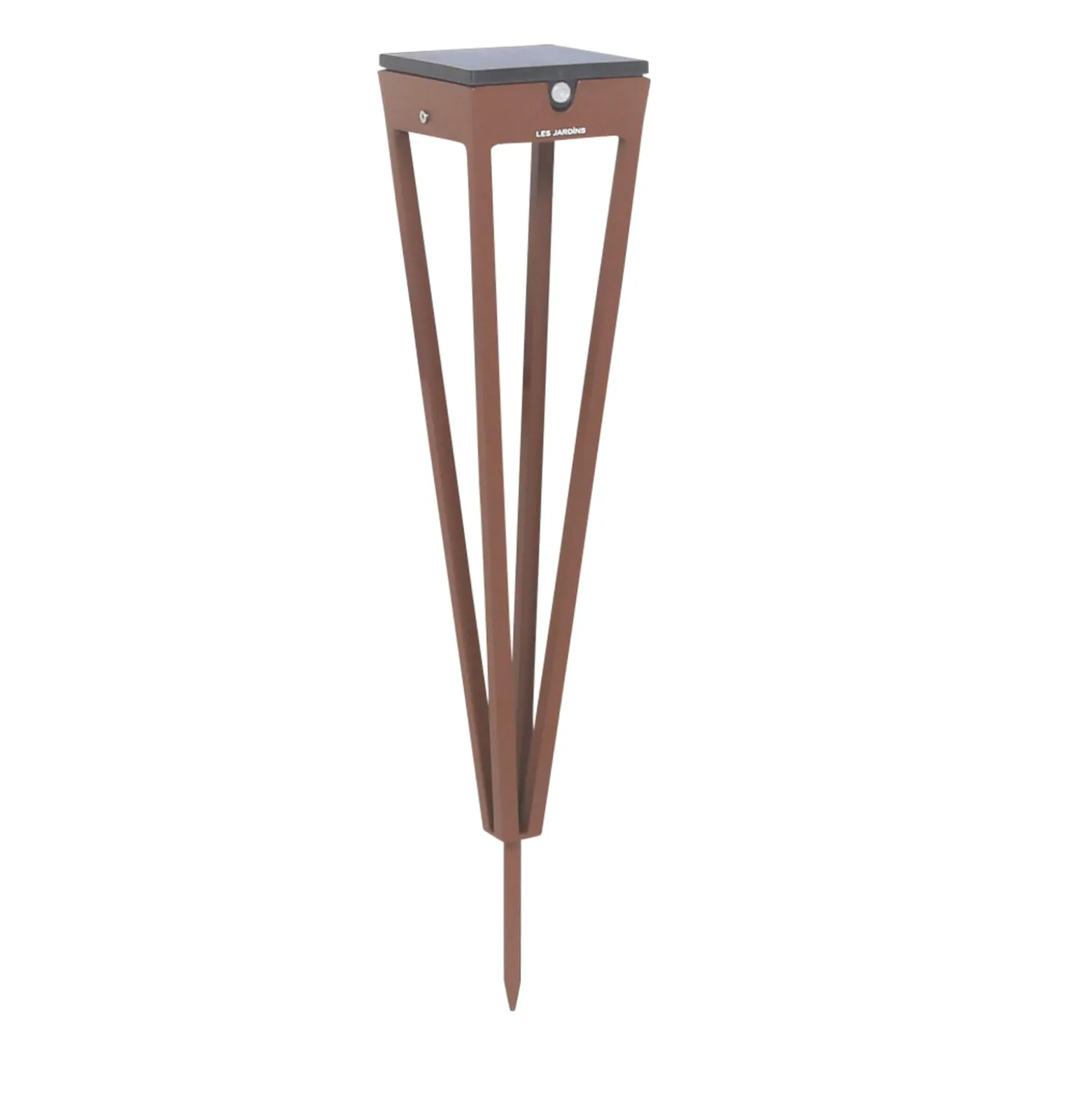 LED-Solarfackel Tinka, 52 cm hoch, corten