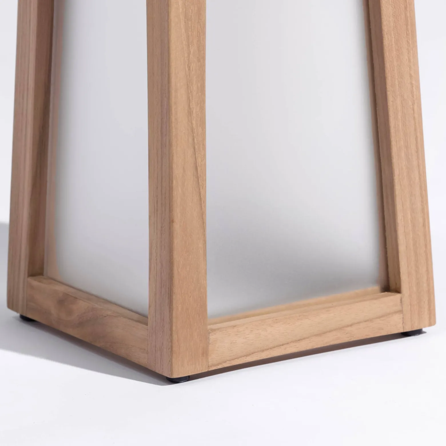 LED-Solarlaterne Tecka tragbar, teak 25 cm
