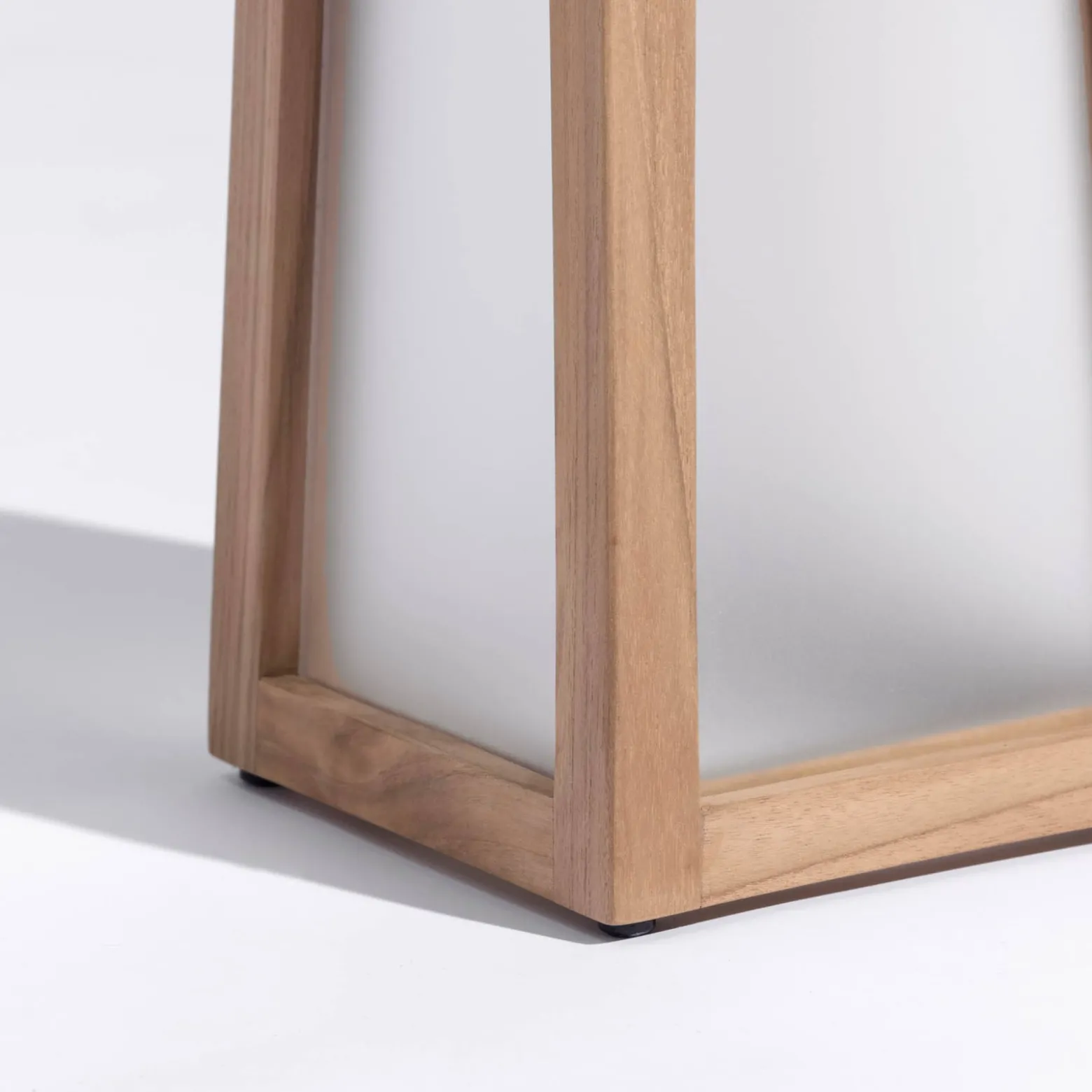 LED-Solarlaterne Tecka tragbar, teak 25 cm