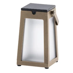 LED-Solarlaterne Tinka tragbar, muskat