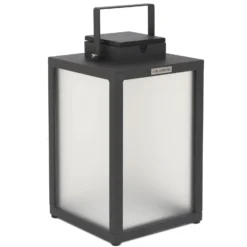 LED-Solarlaterne Tradition, anthrazit, Höhe 40 cm