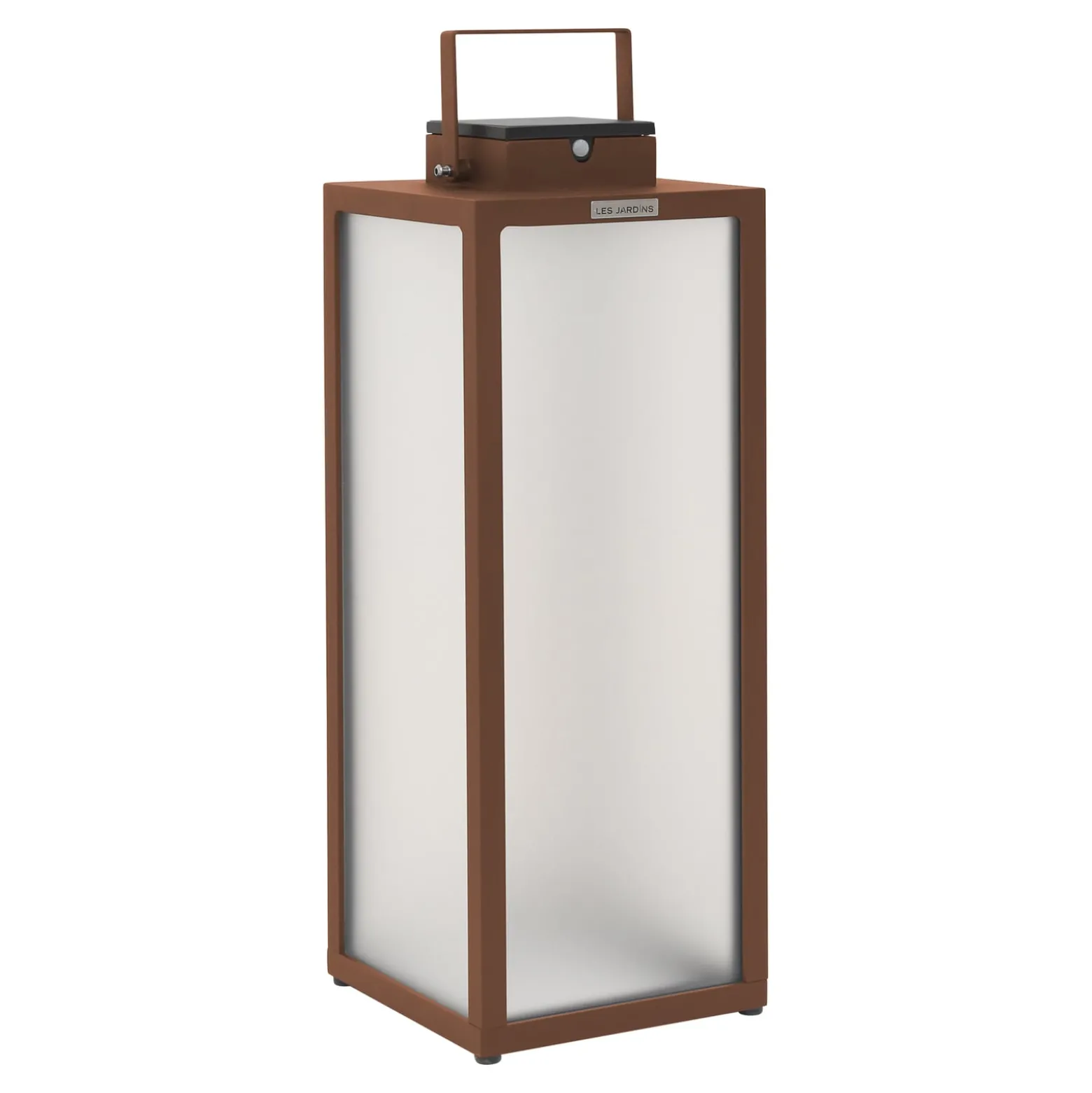 LED-Solarlaterne Tradition, corten, Höhe 65 cm