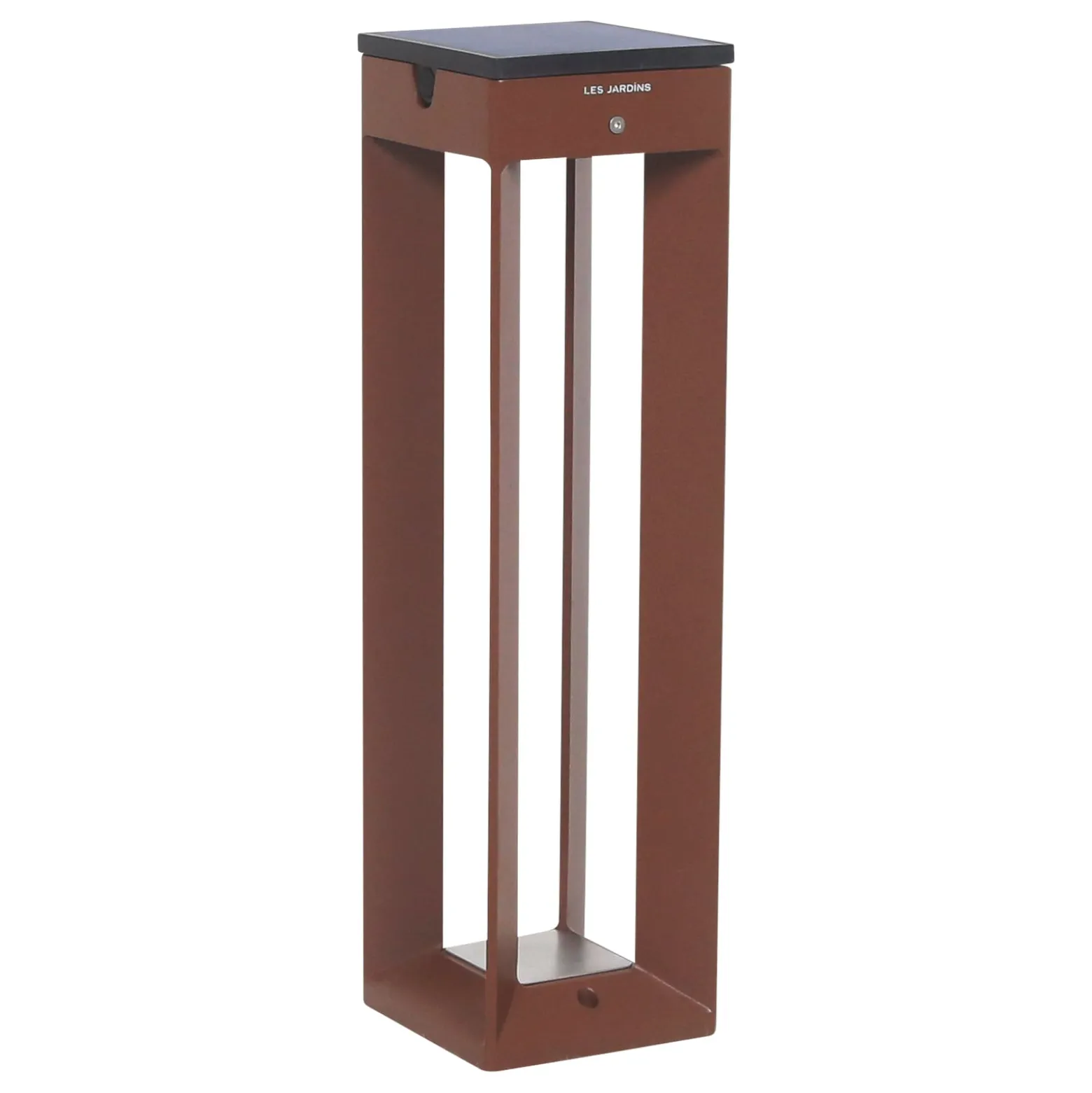 LED-Solarleuchte Borne mit Sensor, 45 cm, corten
