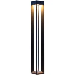 LED-Solarleuchte Borne mit Sensor, 90 cm, grau