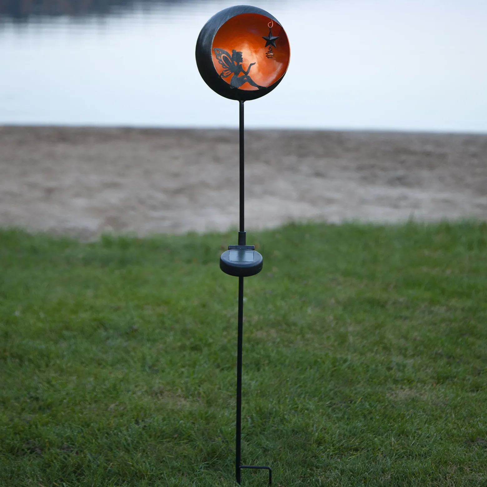 LED-Solarleuchte Fairytale, orange