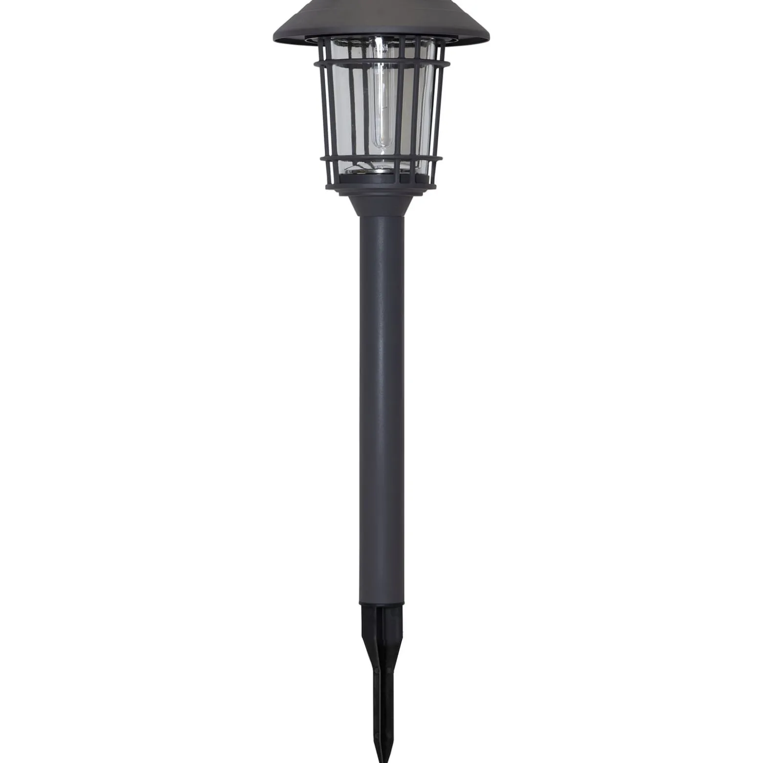 LED-Solarleuchte Filip in Graphit mit Erdspieß