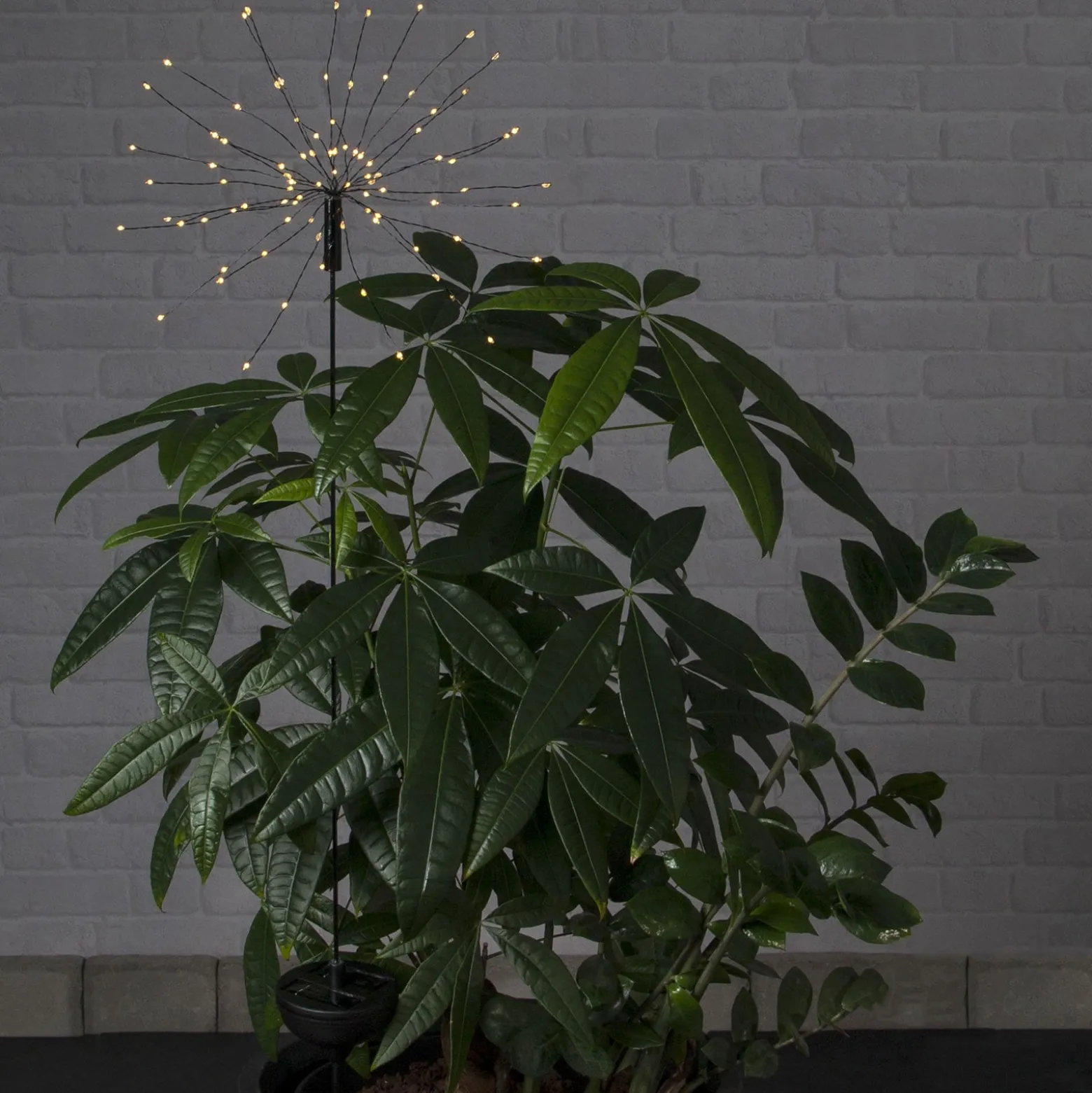 LED-Solarleuchte Firework mit Erdspieß, 100 cm