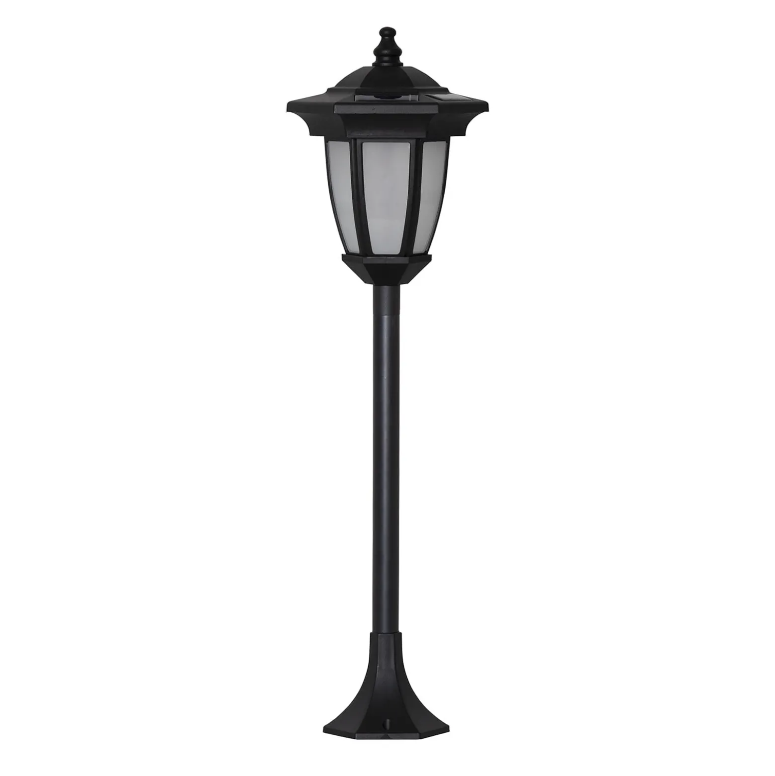 LED-Solarleuchte Flame, 4 in 1, schwarz