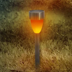 LED-Solarleuchte 4135006 mit Flammeneffekt 6er-Set