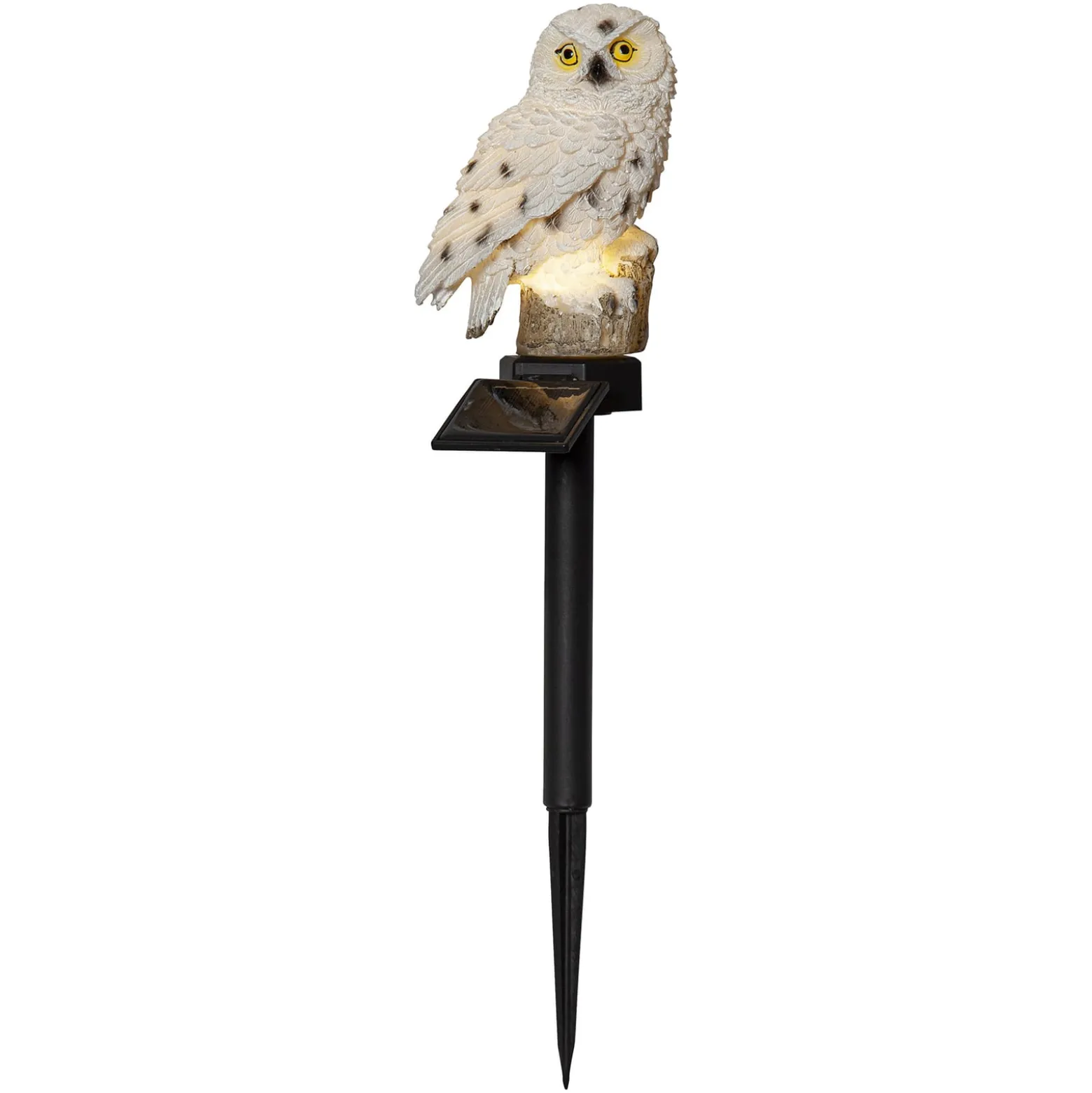 LED-Solarleuchte Owl mit Erdspieß