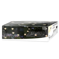 LED-Solarlichterkette Combo, 6-flammig, IP44, Kunststoff
