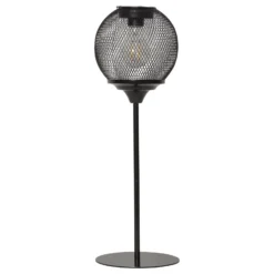 LED-Solartischlampe Sunlight mit Netzgeflecht