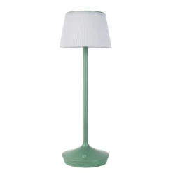LED-Solar-Tischleuchte Emmi CCT aufladbar, grün