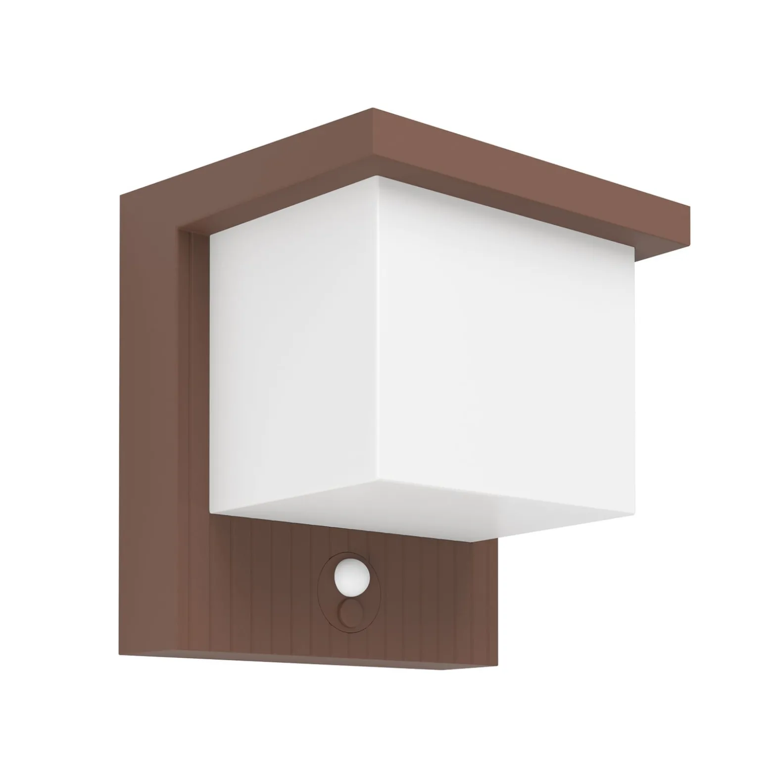 LED-Solarwandlampe Frigento rostfarben, Höhe 15 cm, Sensor
