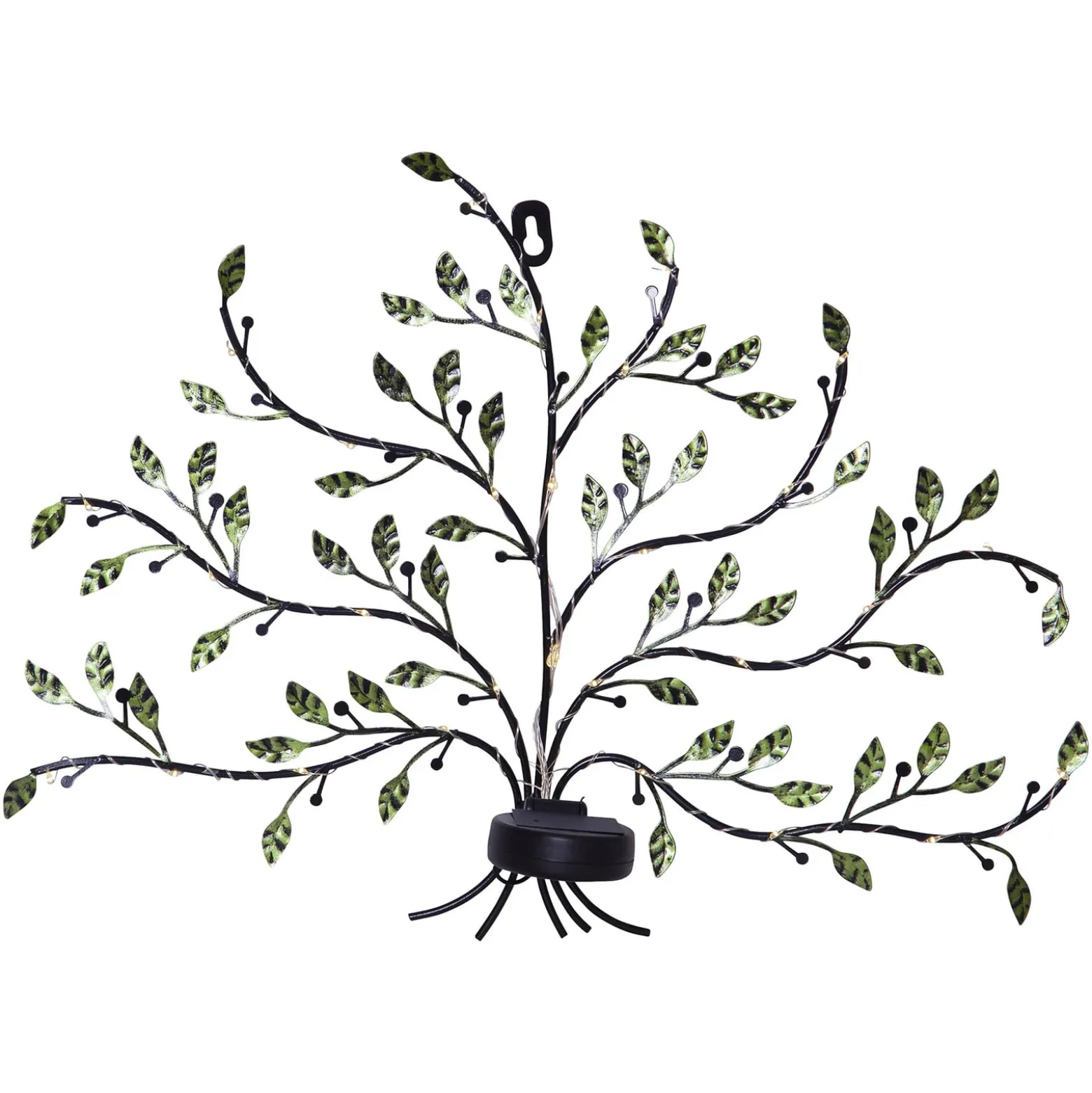 LED-Solarwandleuchte Tree of life