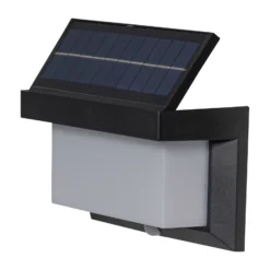 LED-Solarwandleuchte Valla mit Bewegungssensor