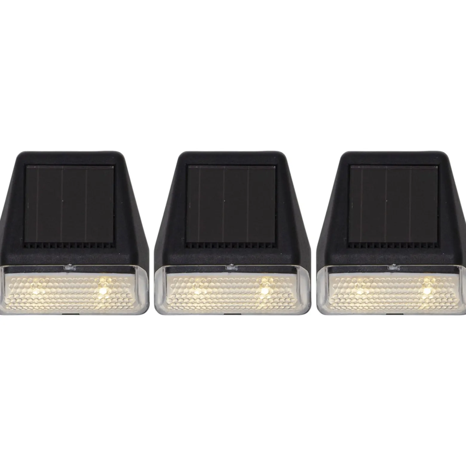 LED-Solarwandleuchte Wally Mini im 3er-Set